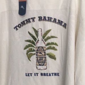 New Men’s Tommy Bahama  silk shirt. Sz XXL